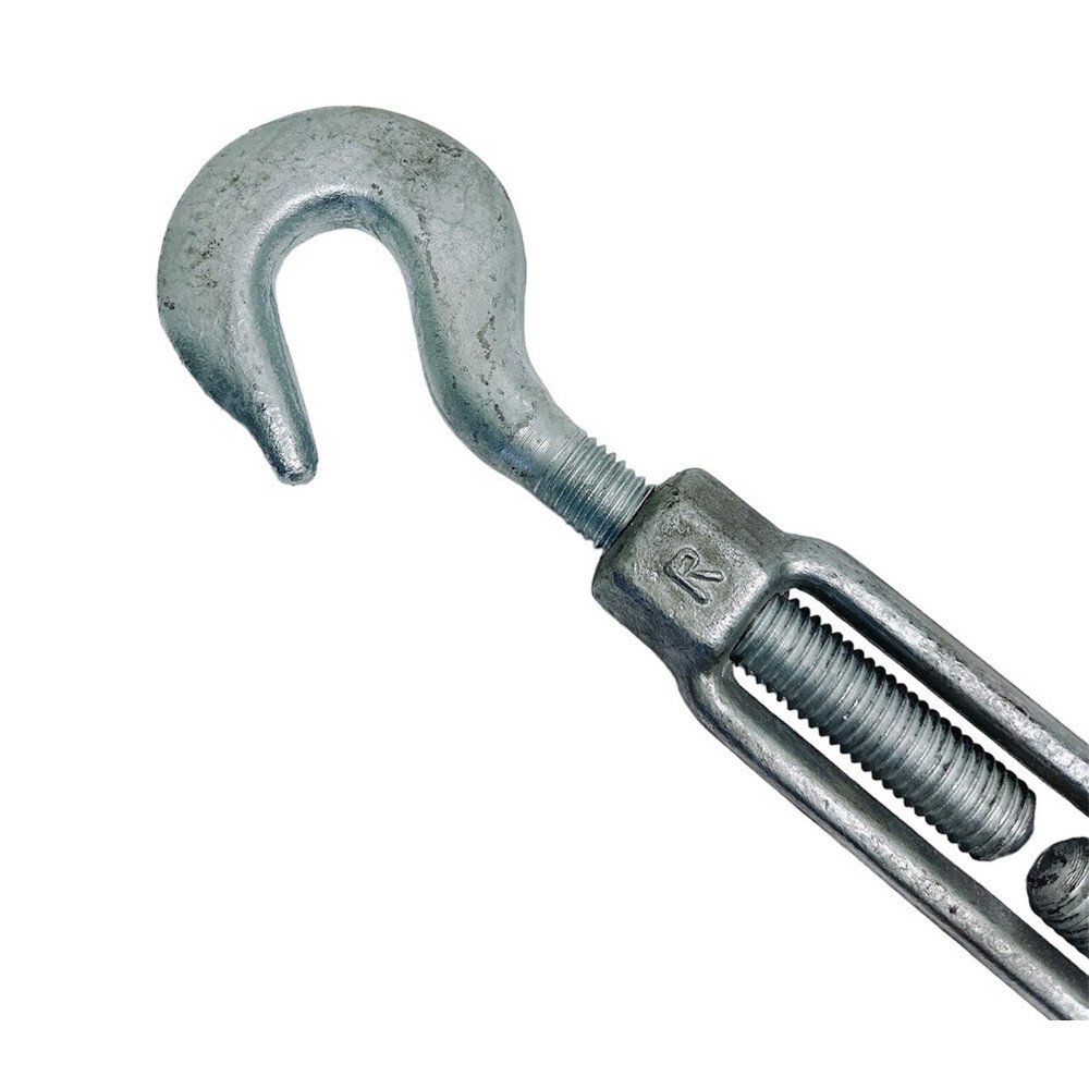 3/4" x 6" Turnbuckle HOOK EYE Pulley Galvanized Drop Forge Turnbuckle 4 PC