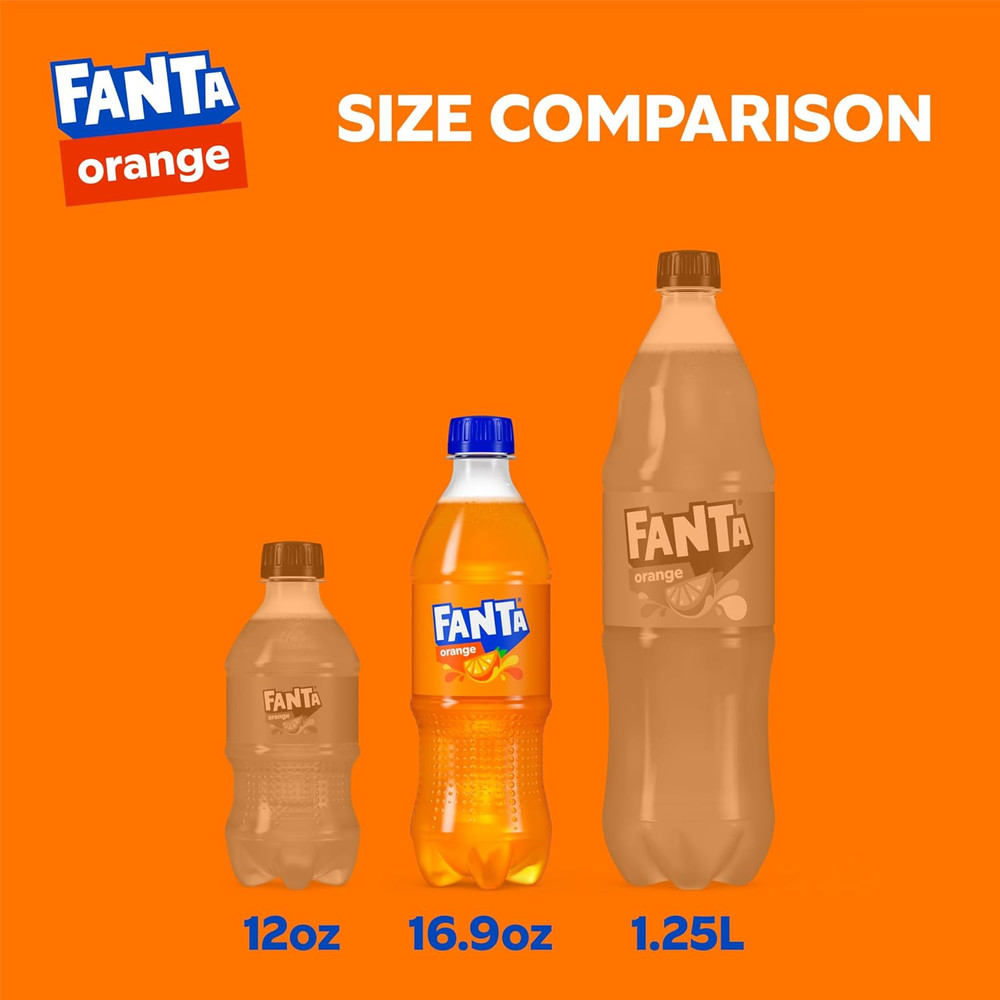 Orange, 16.9 Fl Oz, Pack of 6