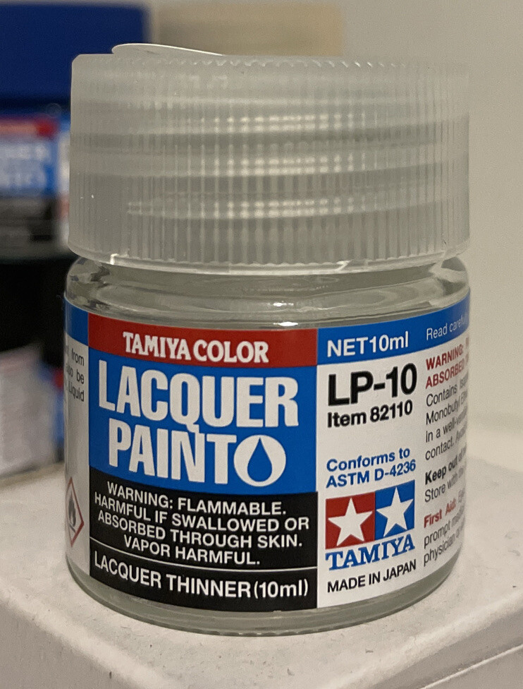 Tamiya Lacquer Paint LP-10 Lacquer thinner 10ml (82110).