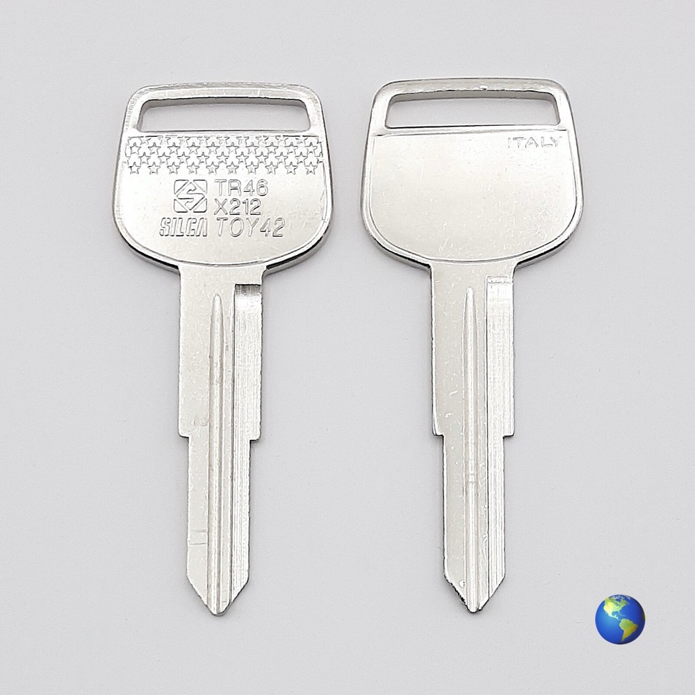 TR46 Key Blanks for Various Models by Toyota (2 Keys)