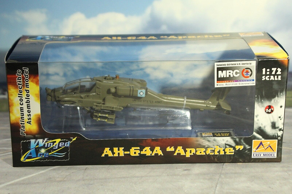 Easy Model Boeing AH-64A Apache U.S. Army 1:72 Scale