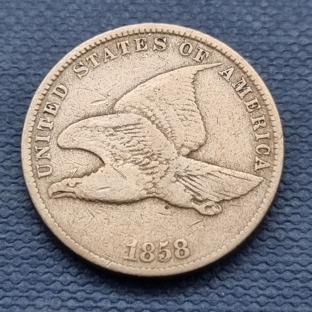 1858 Flying Eagle Cent 1c Better Grade #51616