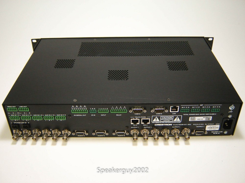 Rack Mountable Crestron MPS-100 / Multimedia Presentation System / 5082473 -- CC