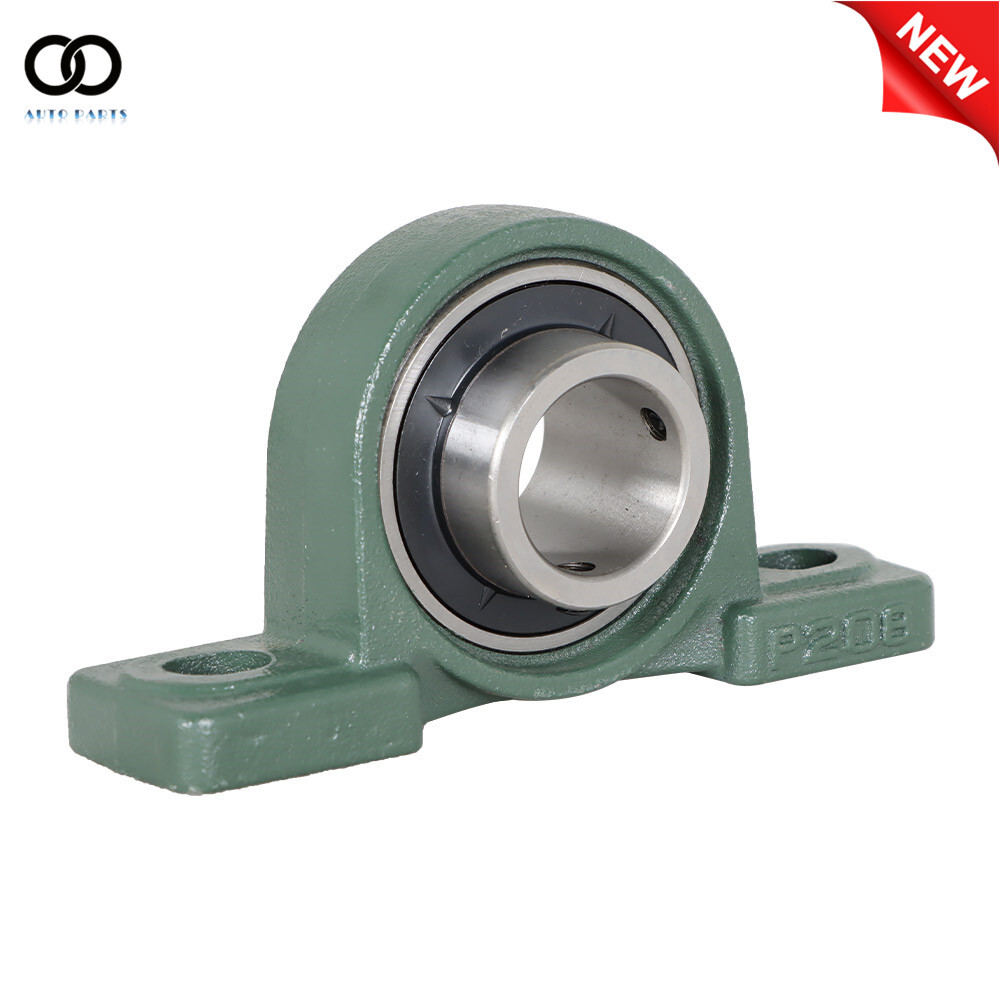 2Pack UCP208-24 Solid Base Pillow Block Bearing 1-1/2 Bore Self Aligning 2 Bolt