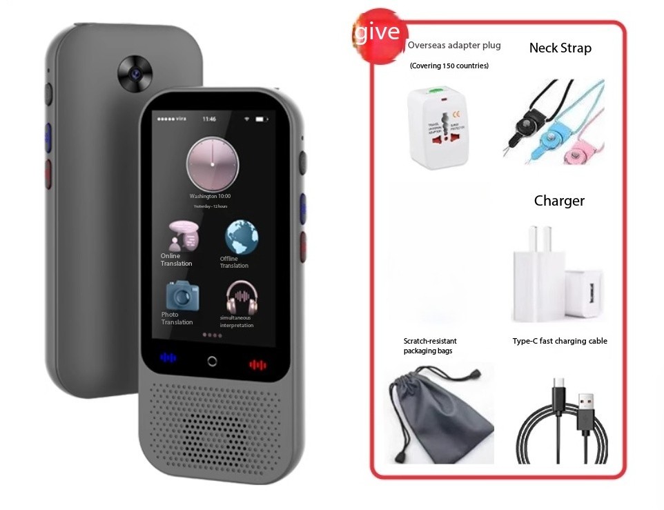 Translation Device Simultaneous Interpreter Multi-Language Offline Translation