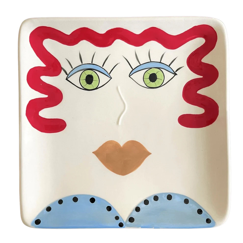 Personality Plates Set for 4 People Dinnerware Dish Plates