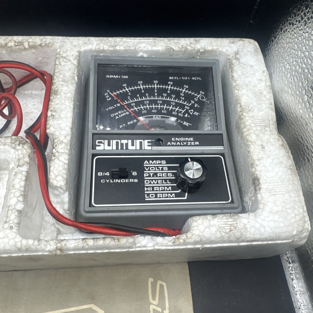 SUNTUNE ENGINE ANALYZER CP7675 w/ 7 Test Functions In Box With Manual