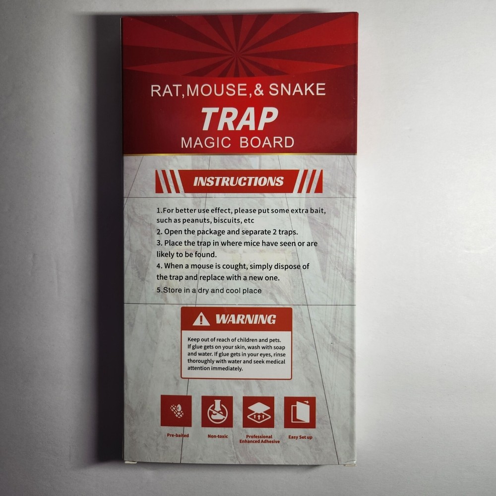 Glue Boards - Heavy Duty - Extra Sticky - Scented - Pest Control - 2 Pack