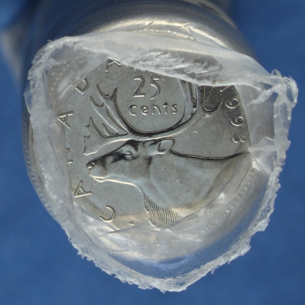 Canada 1993 Quarter (25 Cents) from a Mint Roll