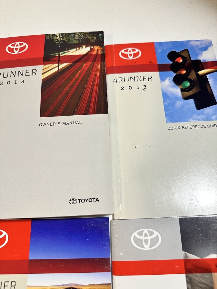 2013 Toyota 4Runner Owner Manual Set
