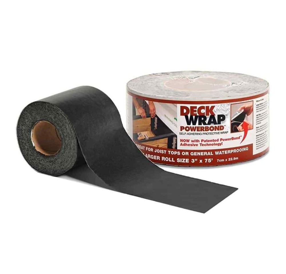 DECKWRAP POWERBOND 3"X75' SELF ADHERING PROTECTIVE WRAP