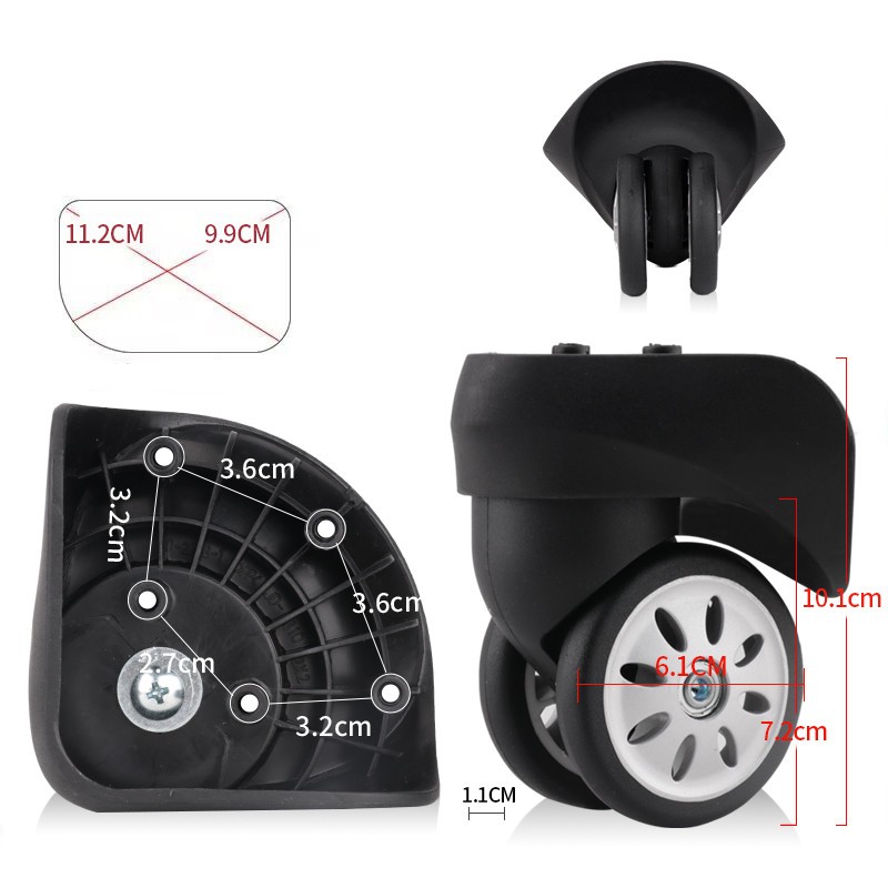 Suitable for Samsonite V56/V03Suitcase Wheels Universal Carry-on Suitcase Wheels