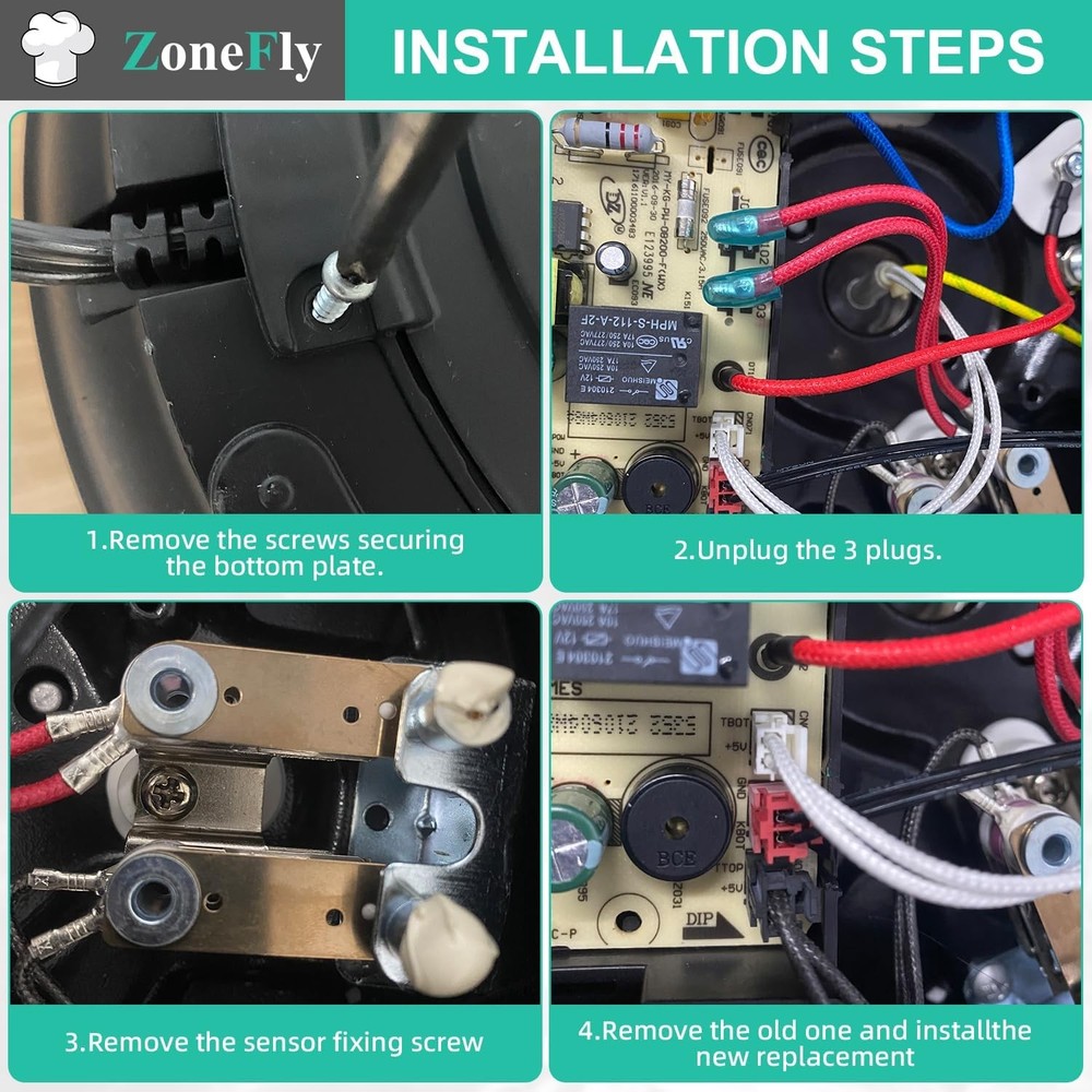 ZoneFly Original Pressure Sensor for Instant Pot, Pressure Sensor or Switch for
