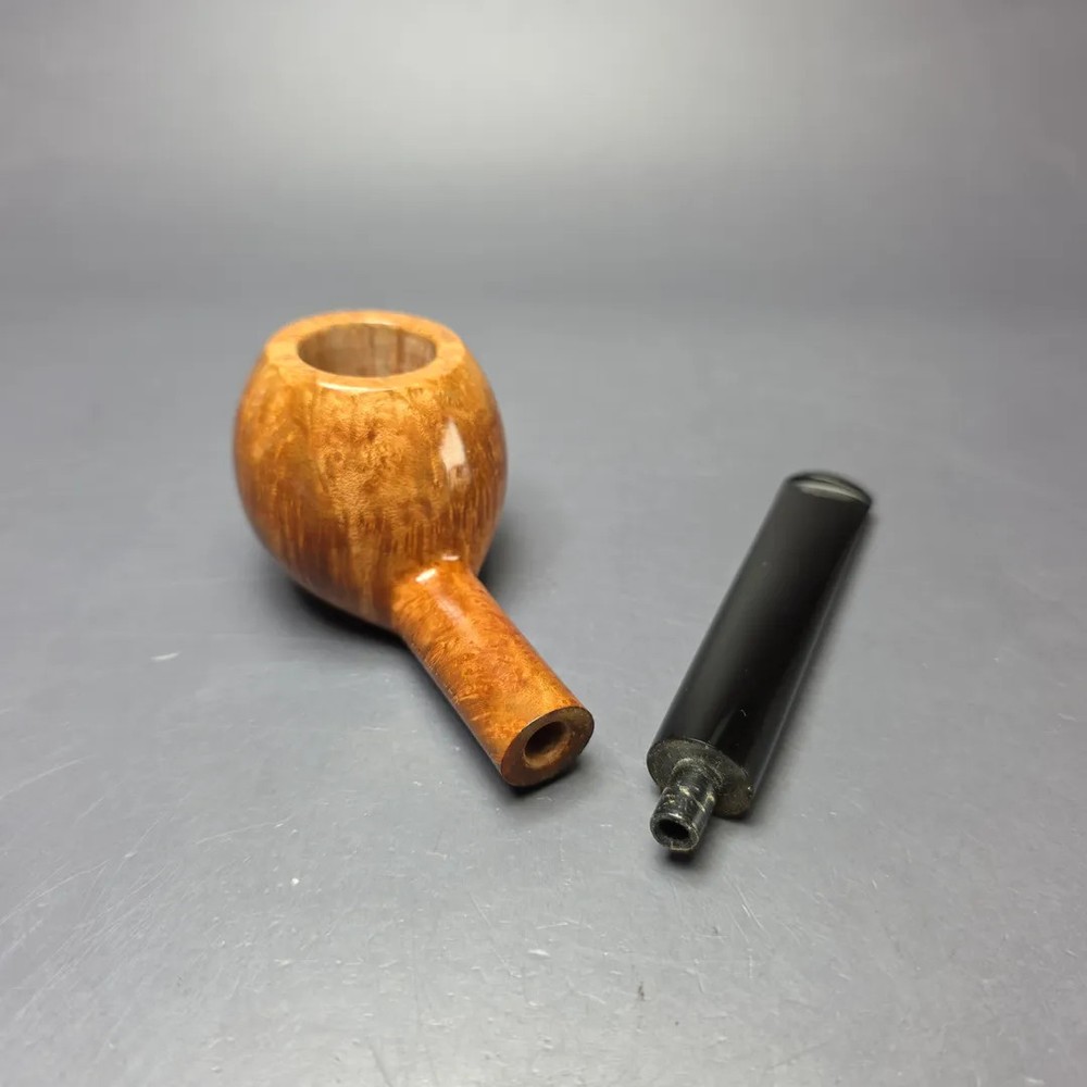 Dave Neeb Smooth Prince Handmade Briar Pipe, New