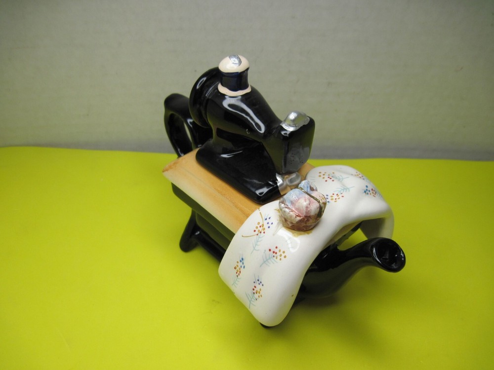 Old Ceramic GiftCo Creamer - Sewing Machine