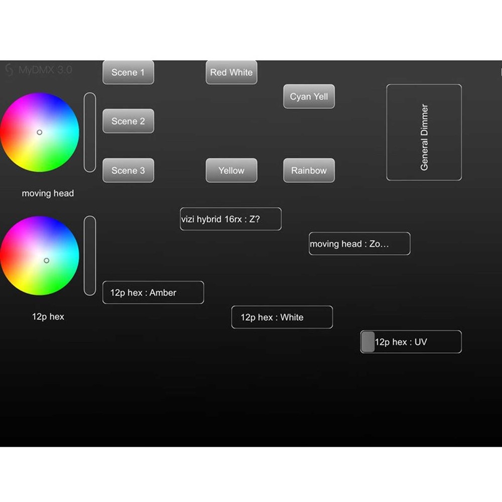 American DJ myDMX 3RM Multi-Platform DMX Control Software/Hardware System Used