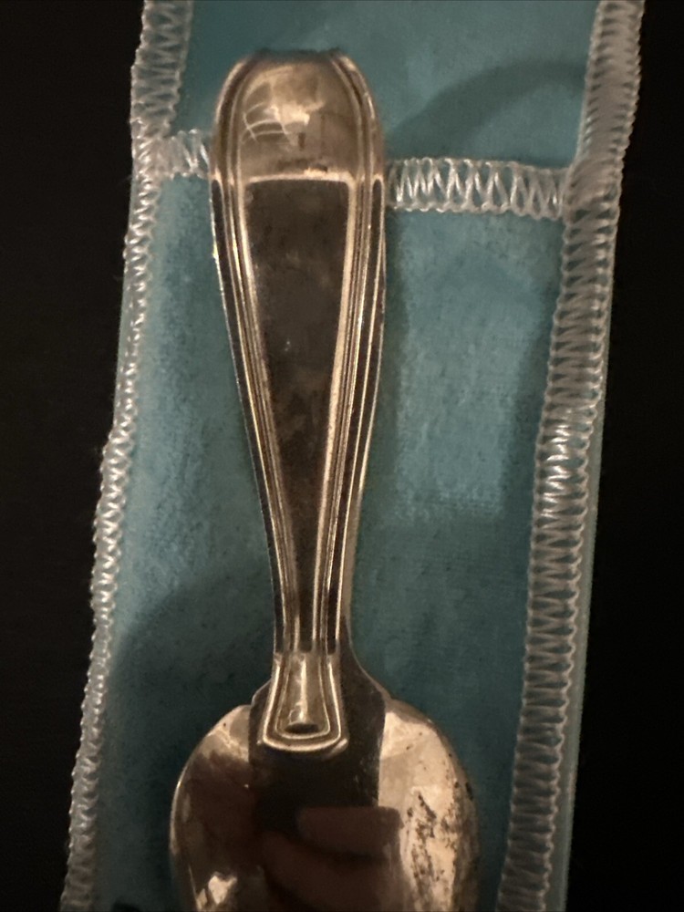 tiffany co engraved sterling silver spoon And Fork.