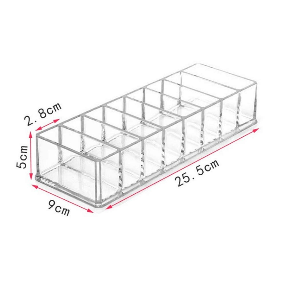 2 Pcs Clear Acrylic Compact Organizer Blushes Highlighters Eyeshadow Makeup O...
