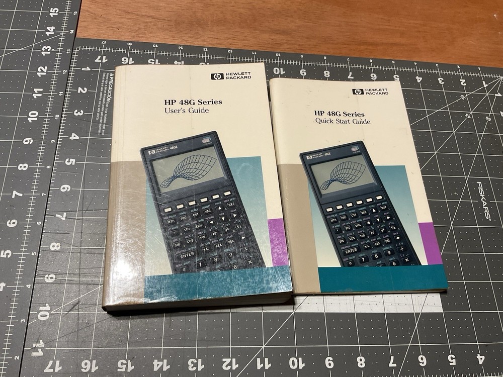 Hewlett-Packard HP 48G Series Calculator User's Guide Quick Start Guide, 1993 A4