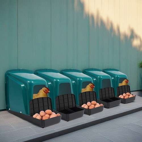5-Pack Chicken Nesting Boxes for Secure, Comfortable Egg Laying