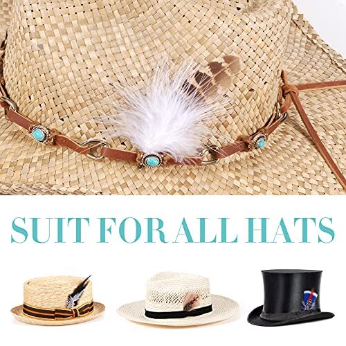 Hat Feathers, 10 Pcs Assorted Colors , Sizes