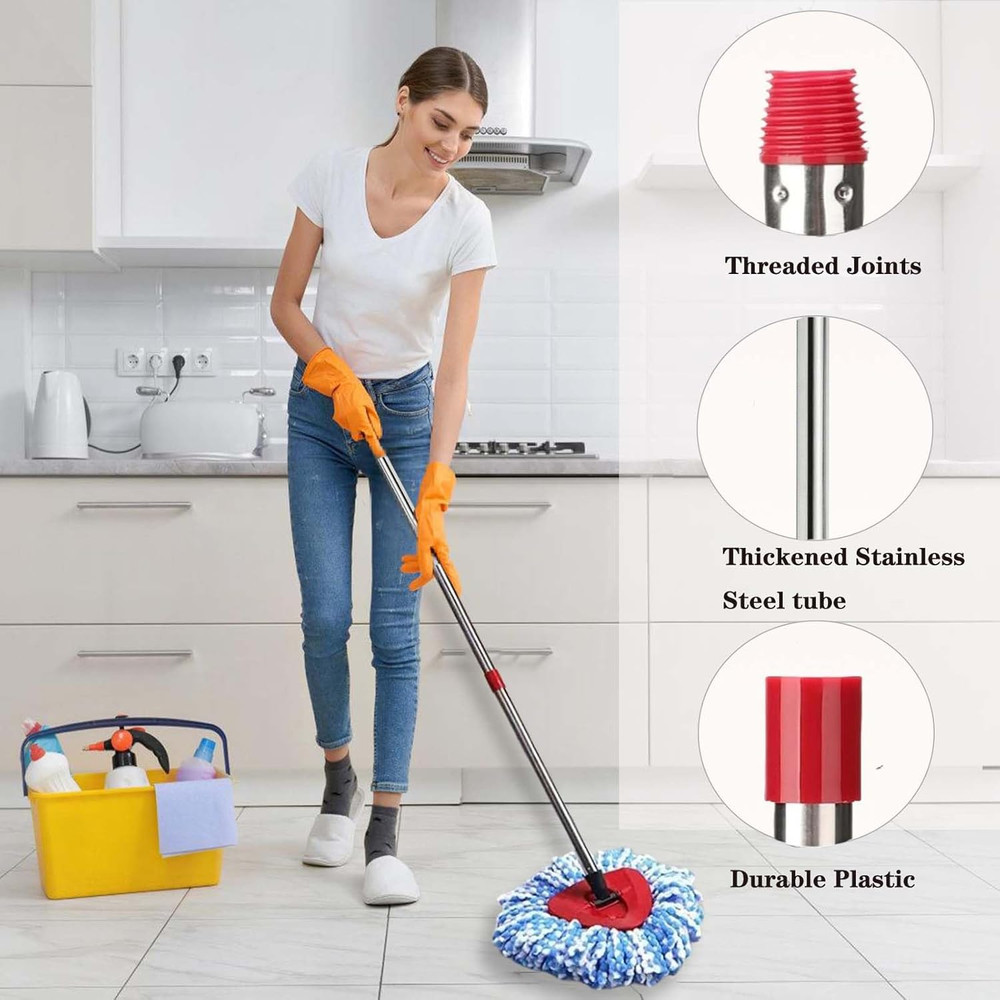 Spin Mop Replace Heads for O Cedar Rinse Clean 2 Tank System, Spin Mop Replaceme