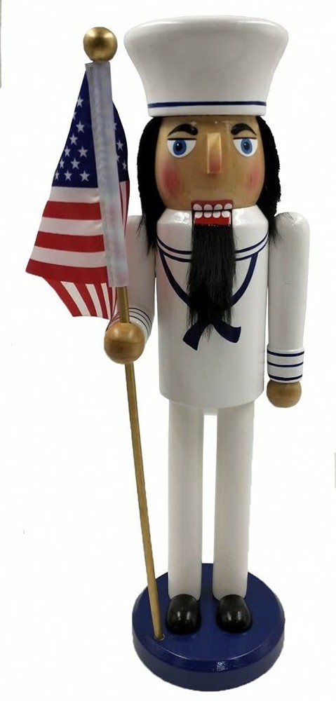 14" Navy Nutcracker
