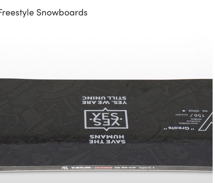 Greats Uninc Snowboard - 2022 Model Size 156cm