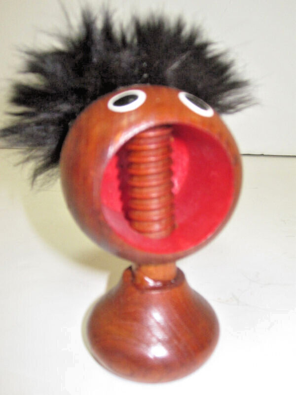 Vintage Teak Nut Cracker Mid Century Modern