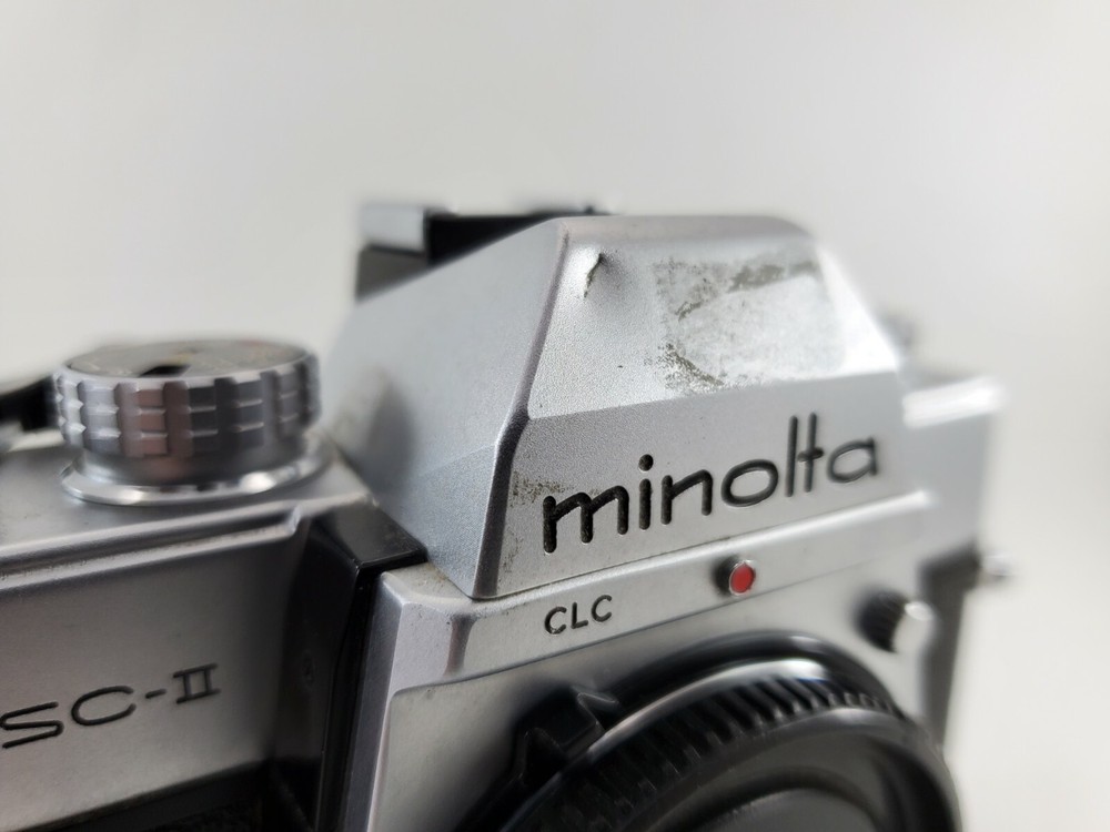 Minolta SRTSC-II Silver Body Film Camera