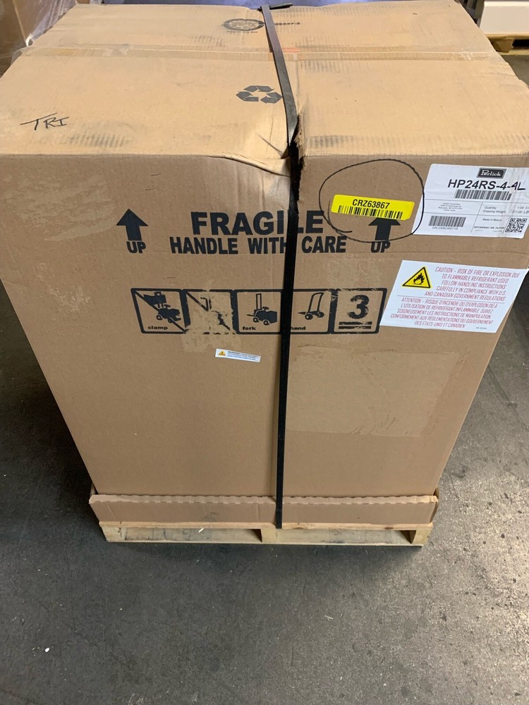 Perlick HP24RS-4-4L 24" Left Hinge Built-In Refrigerator - Panel Ready / Glass