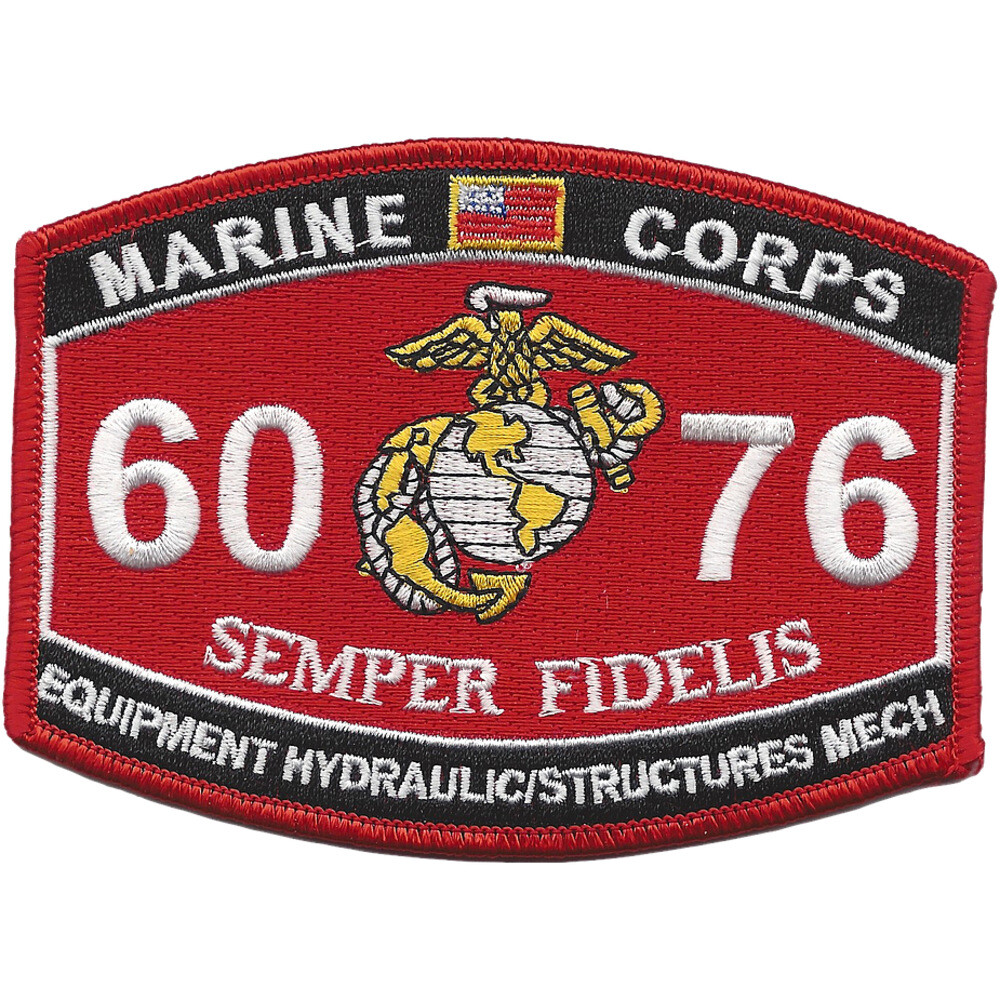 6076 MOS Equipment Hydraulic Structures Mech Patch