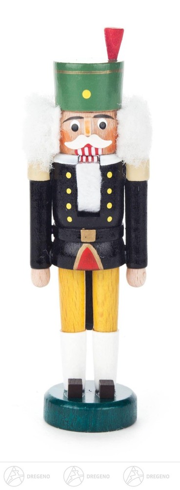 Nutcracker Miner Black-White 4cmx14cmx3.5cm New Ore Mountains Nutcracker