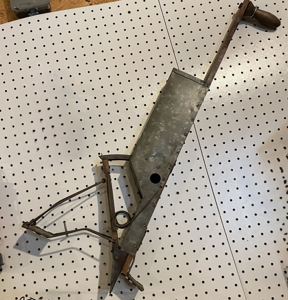 Antique Corn Seed Planter with Wood Handle