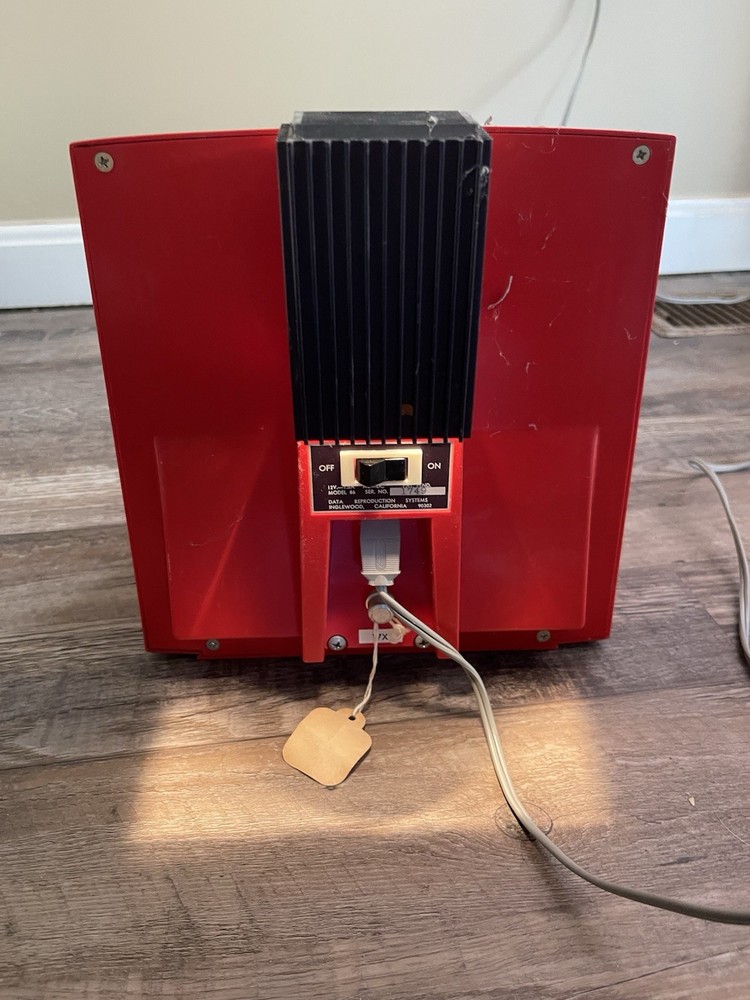 Vintage MIC Dataview Red Overhead Projector Working Tested