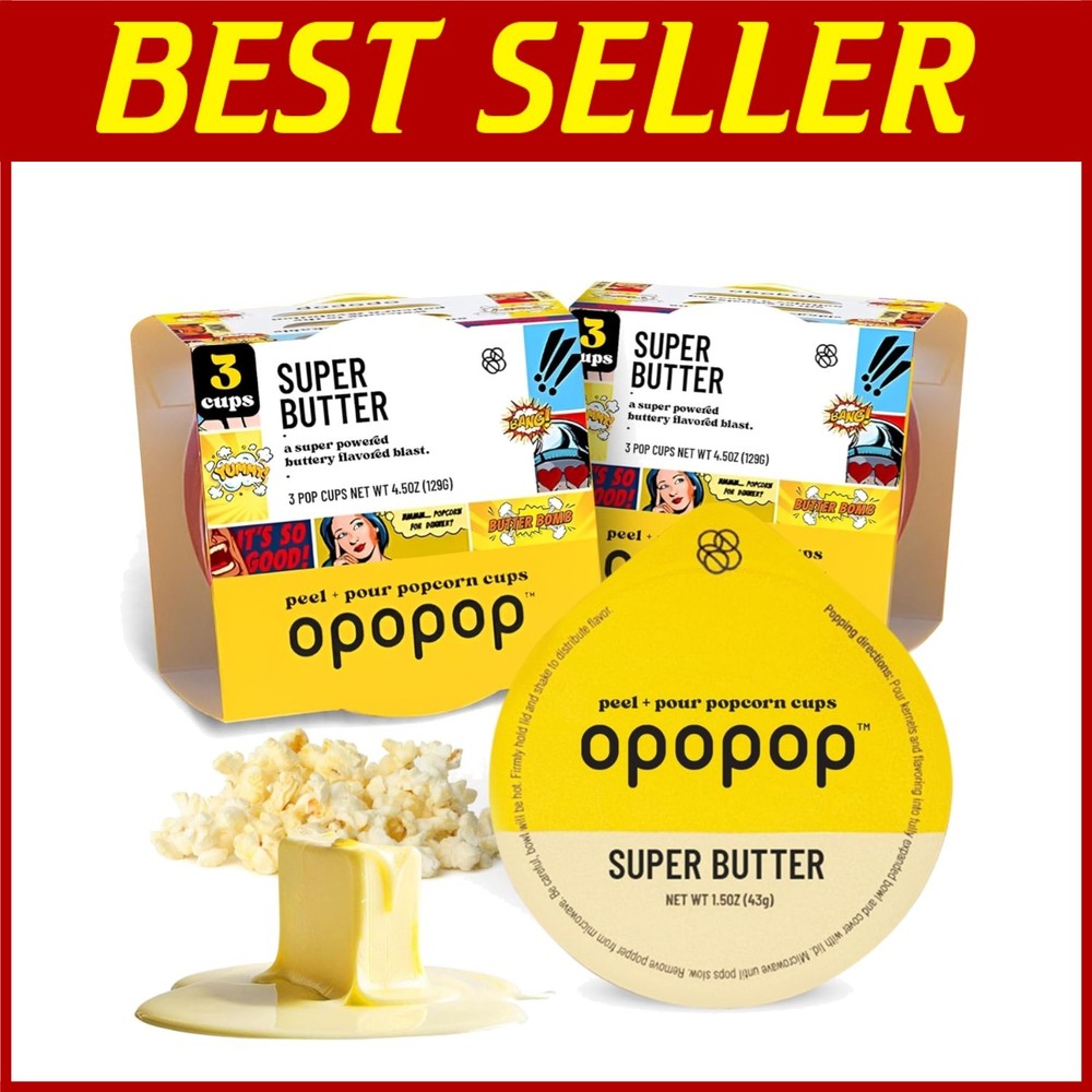 Convenient Butter Popcorn Cups Pack