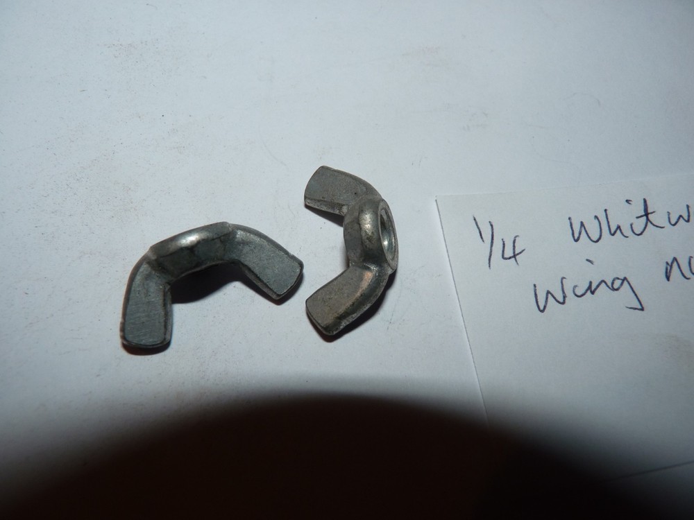 1/4 WHITWORTH WING NUT X 2 - FREEPOST