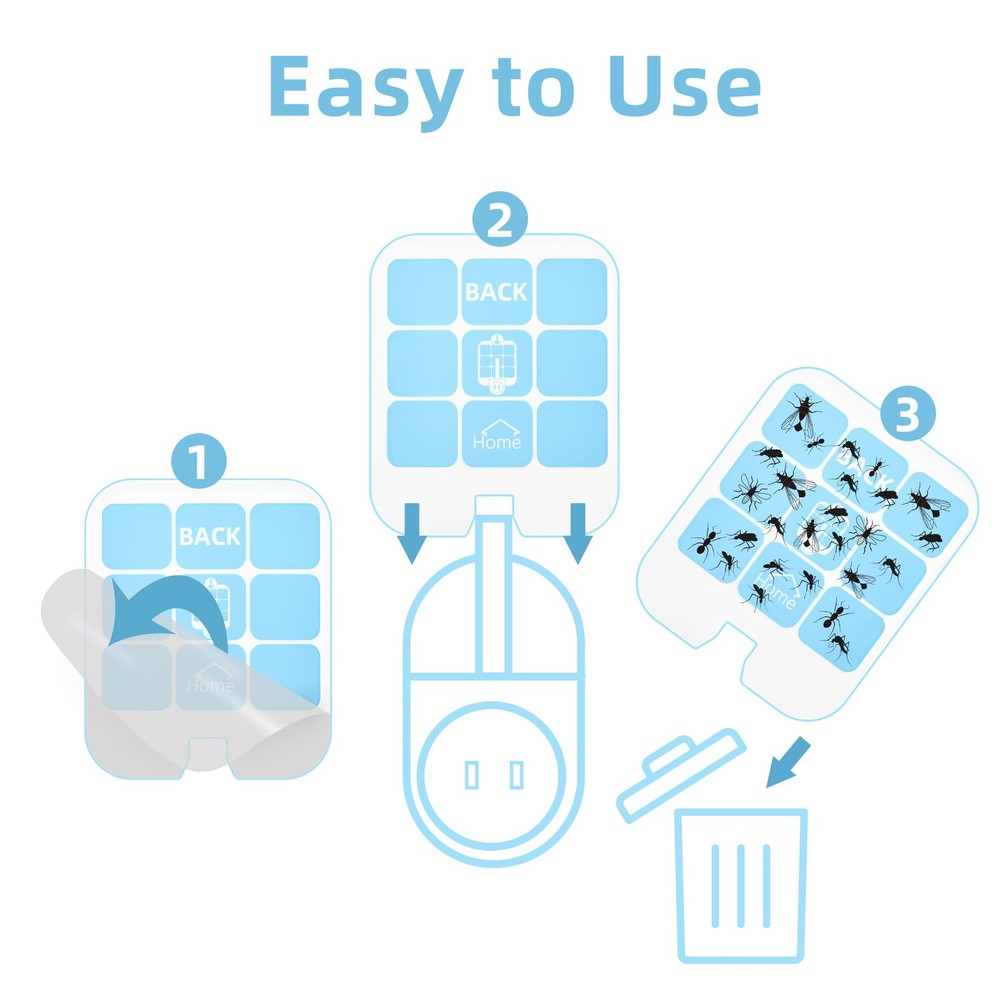 20 Pack Fly Trap Refills for Indoor Insect Control Compatible Replacement