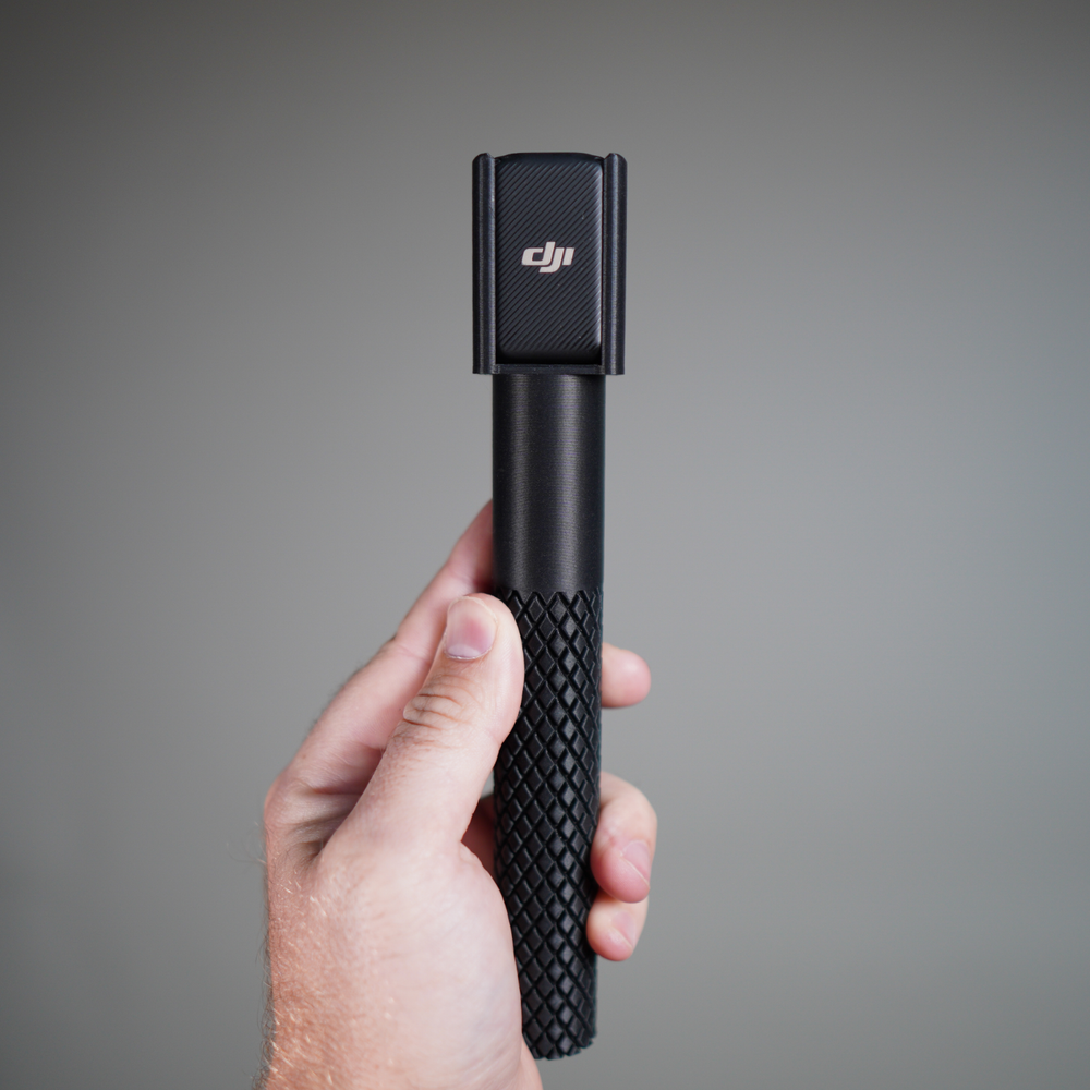 DJI WIRELESS MIC Interview Handle, Portable Handled Microphone Adapter