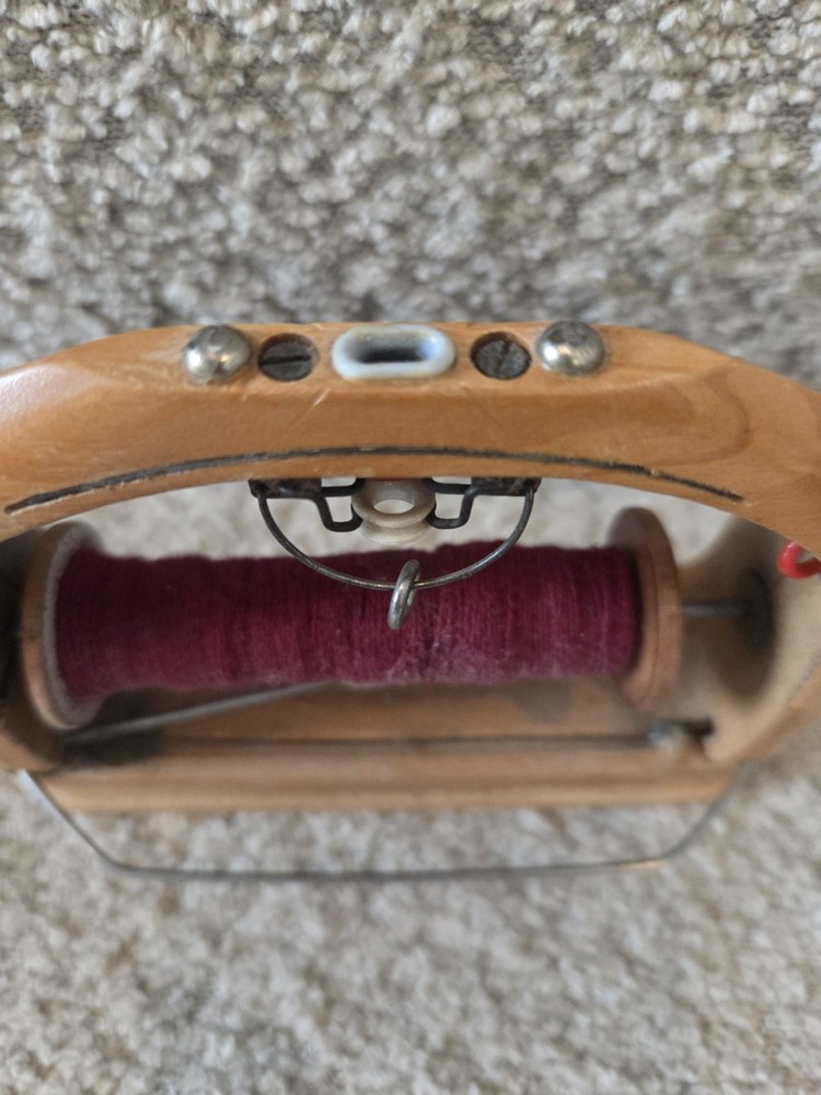 Antique Thread Bobbin Weaving Loom Shuttle, Sewing Tool