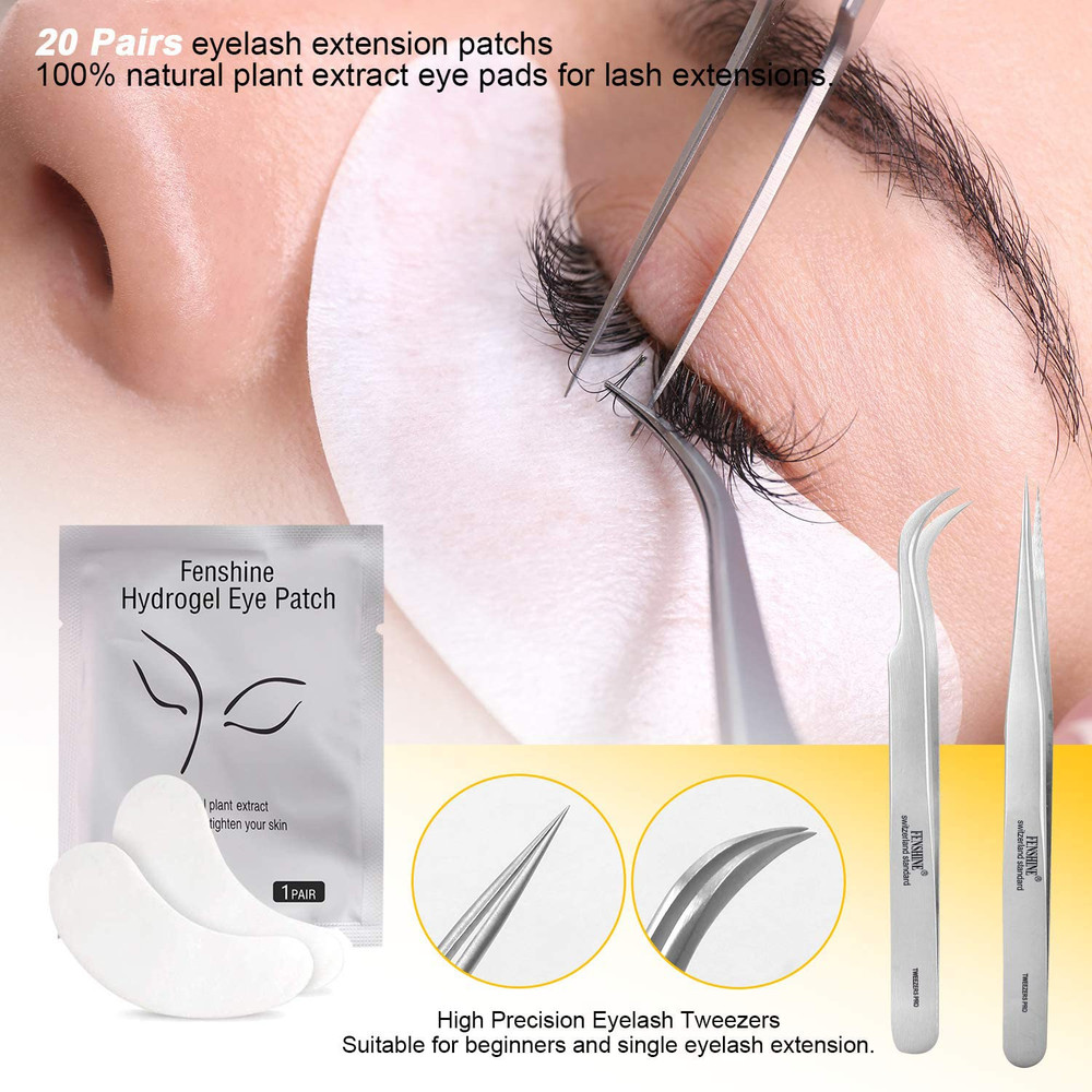 Eyelash Extension Kits, 17Pcs Professional Eyelash Grafting Training Tools Lashe