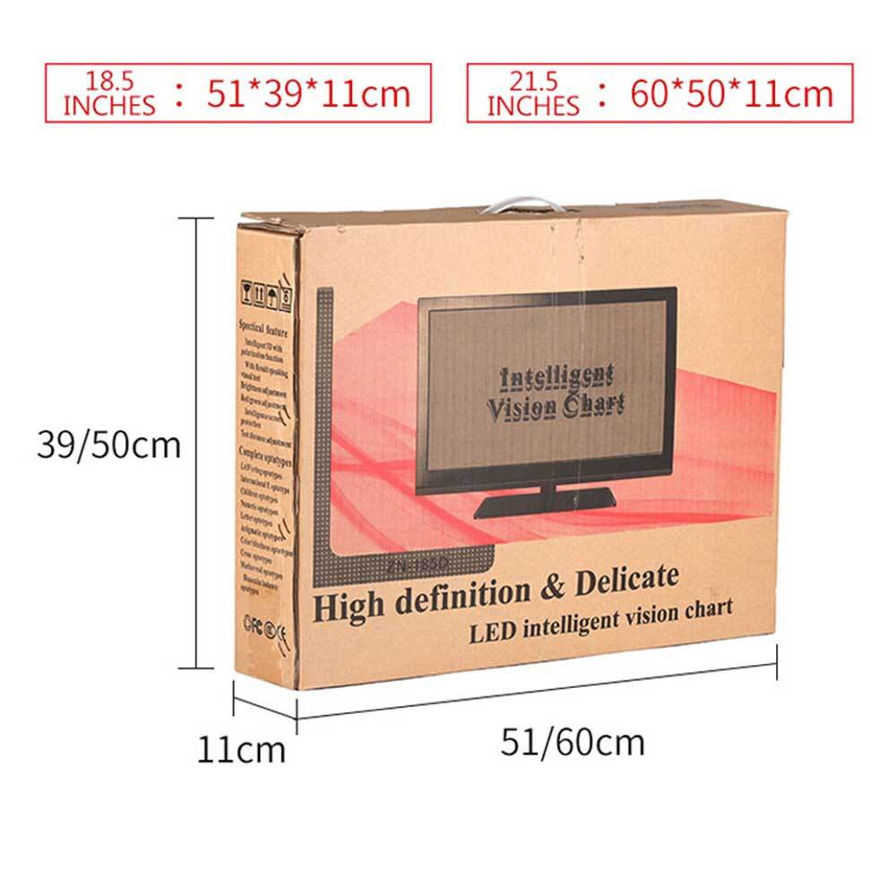 21.5 Inch Screen Vision Chart Panel Led Visual Acuity Testing LCD Optical Tester