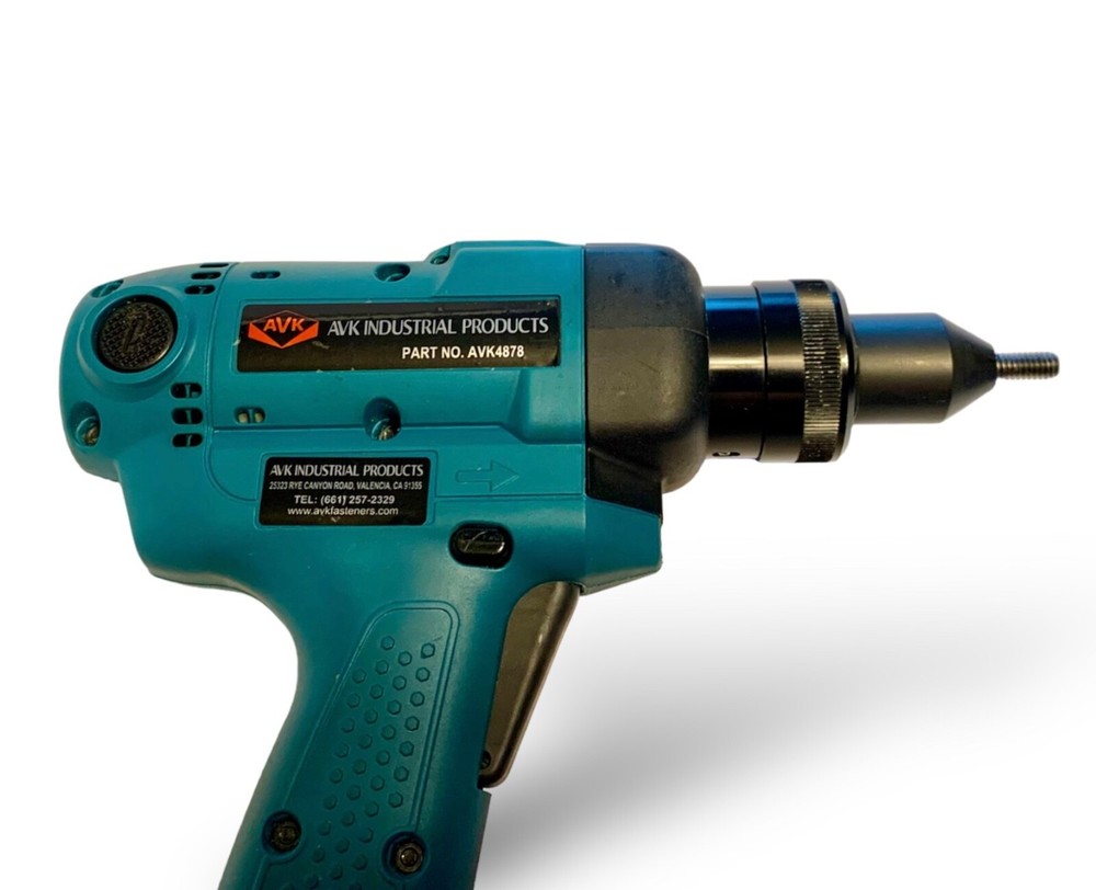 AVK Portable Battery Powered Blind Rivet Nut / Blind Rivet Stud Tool AVK4878