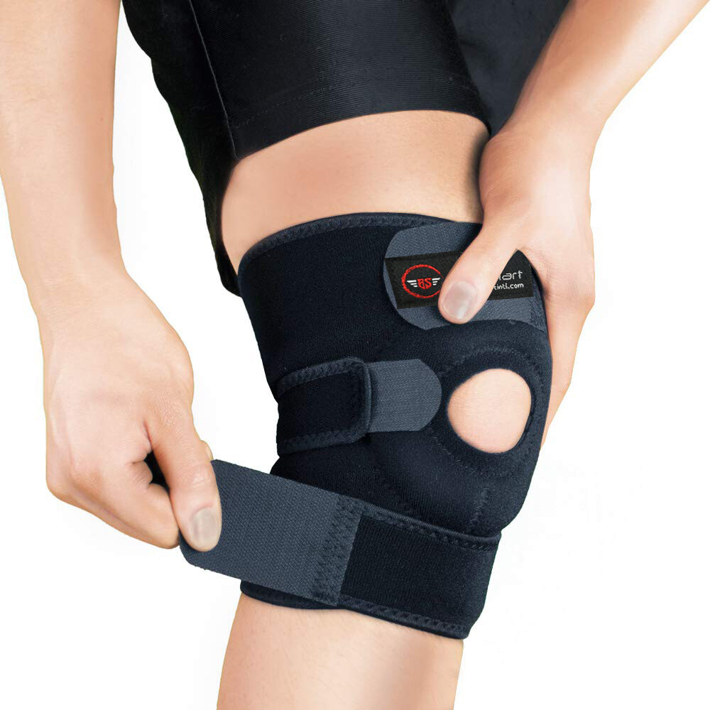 3 Strap Knee Brace Stabilizer Wrap Support Guard Patella Arthritis Adjustable