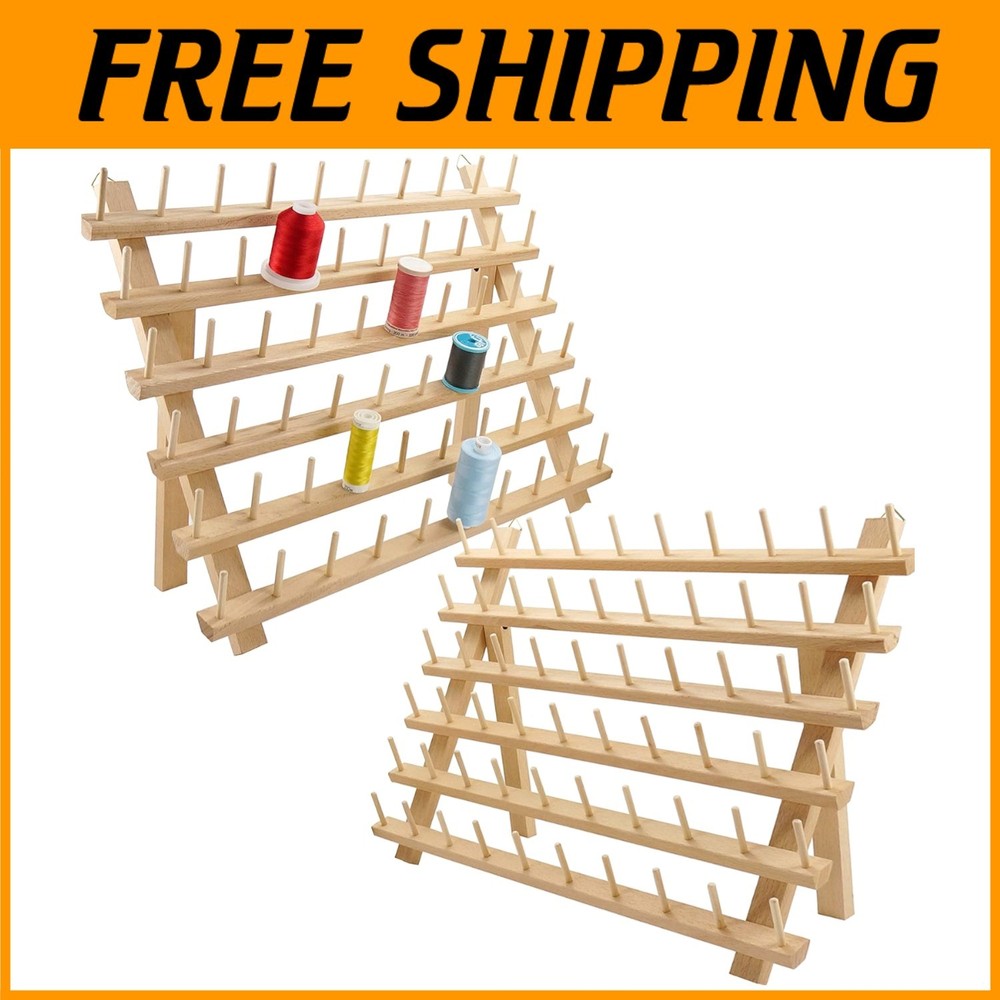 Wooden Thread Holder for Sewing Threads