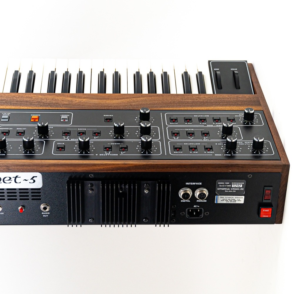 1982 Sequential Circuits Prophet-5 | Rev 3.3 | Model 1000 w/ Kenton MIDI