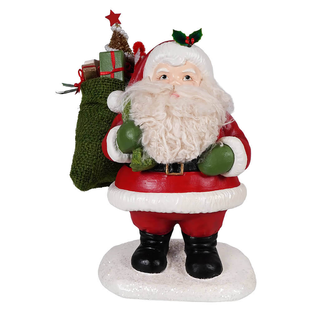 Jolly Retro Santa Claus