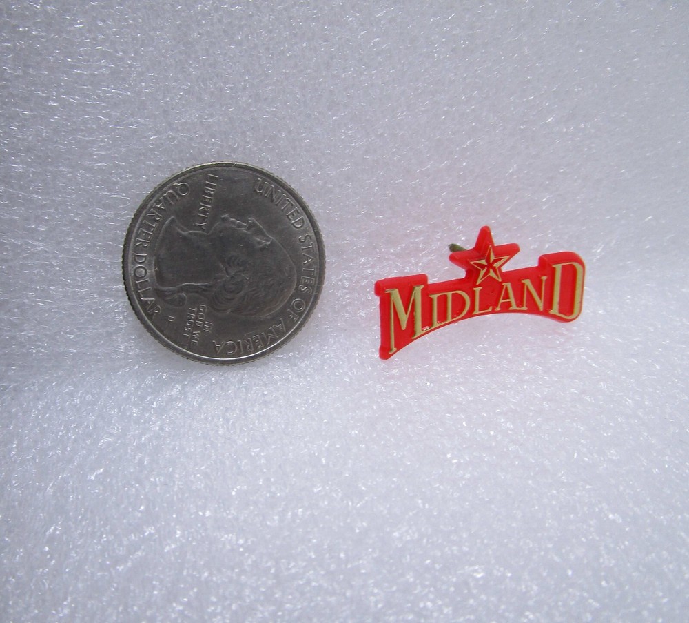 Midland Texas Plastic Pin