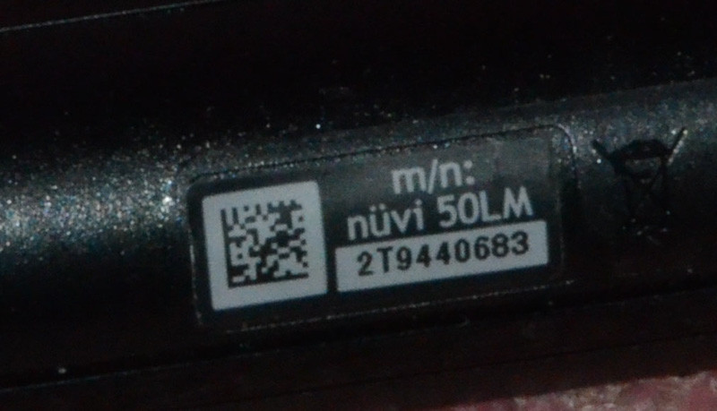 Garmin GPS Receicer Model Nuvi 50.