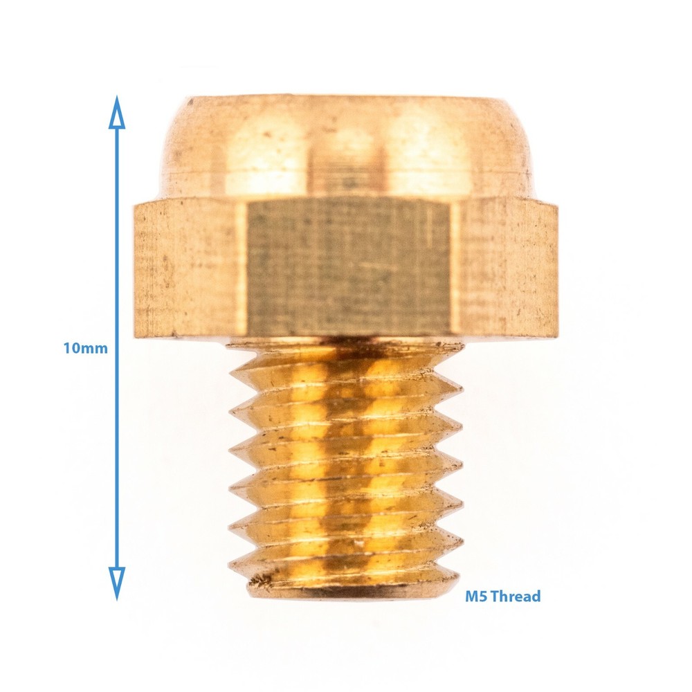 M5 Low Profile Pneumatic Muffler Filter Silencer Sintered Male Thread Threaded
